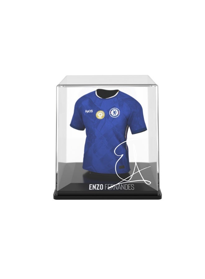 Splink - Enzo Fernandes  ( Chelsea ) - Home 25/26 Jersey Display Case, Official Licensed Collectible - Image 3
