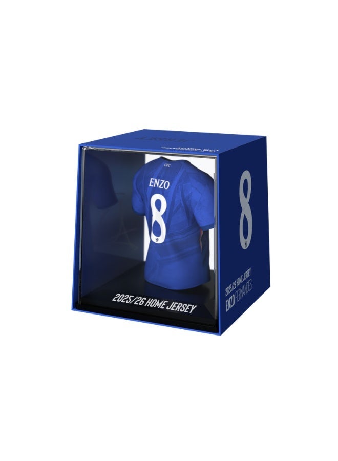 Splink - Enzo Fernandes  ( Chelsea ) - Home 25/26 Jersey Display Case, Official Licensed Collectible - Image 2