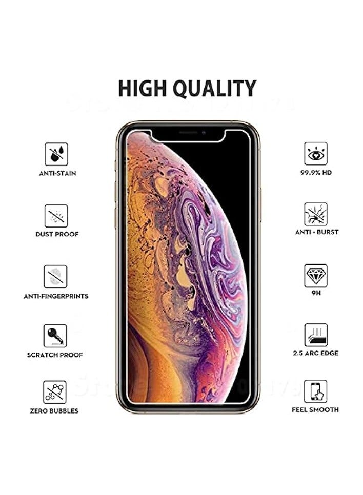 جي تيك واقي شاشة لهاتف آيفون 11 وآيفون XR زجاج مقوى شفاف 2.5D 9H مضاد للخدش والفقاعات - Image 3