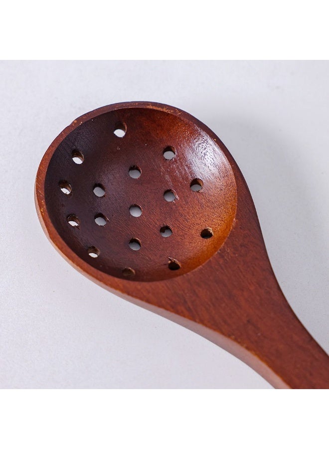 Chef's Delight Slotted Ladle - Acacia Wood Kitchen Tool (7x30x2cm) | Ideal for Cooking & Serving | Durable, Stylish, and Eco-Friendly Kitchen Gadget - Image 2