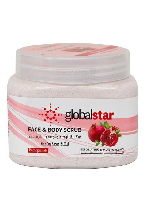 Face and Body Scrub with Pomegranate 500ML