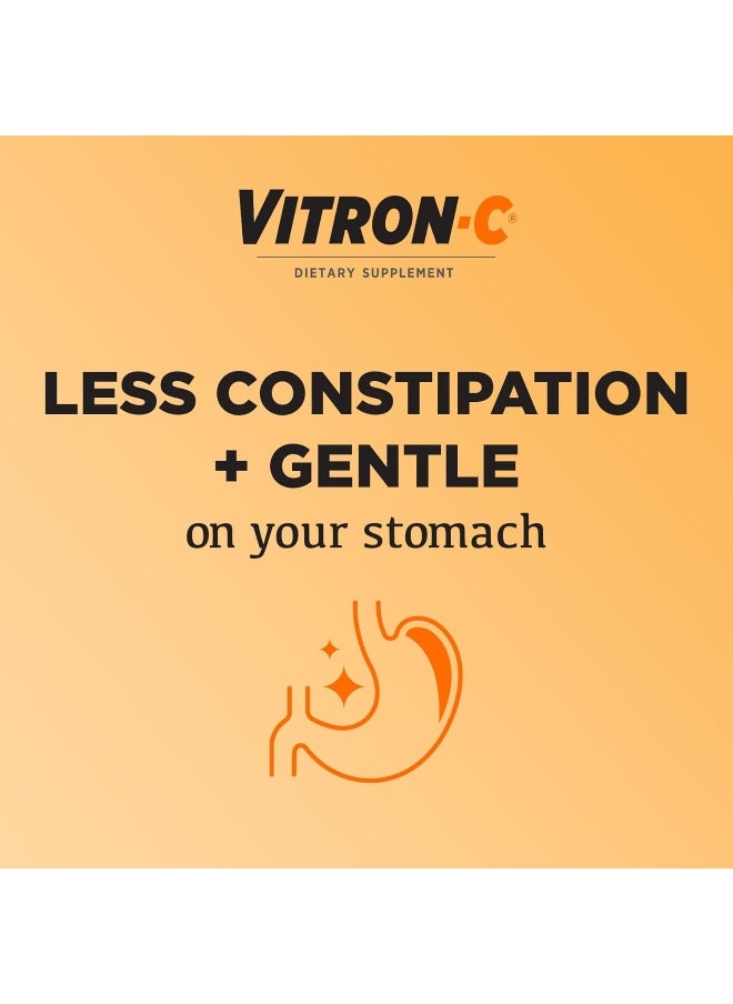 Vitron-C - Iron Supplement, Once Daily, High Potency Iron Plus Vitamin C, Dye Free Tablets, 60 Count - Image 1