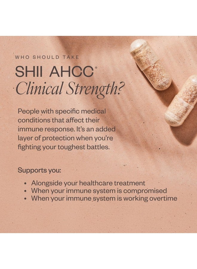 SHII AHCC قوة سريرية، 10 أيام إمداد - دعم مناعي نباتي وخالي من الغلوتين مع تعزيز إضافي من AHCC، مصنوع من فطر الشيتاكي الوظيفي لدعم توازن المناعة والرفاهية العامة - Image 5