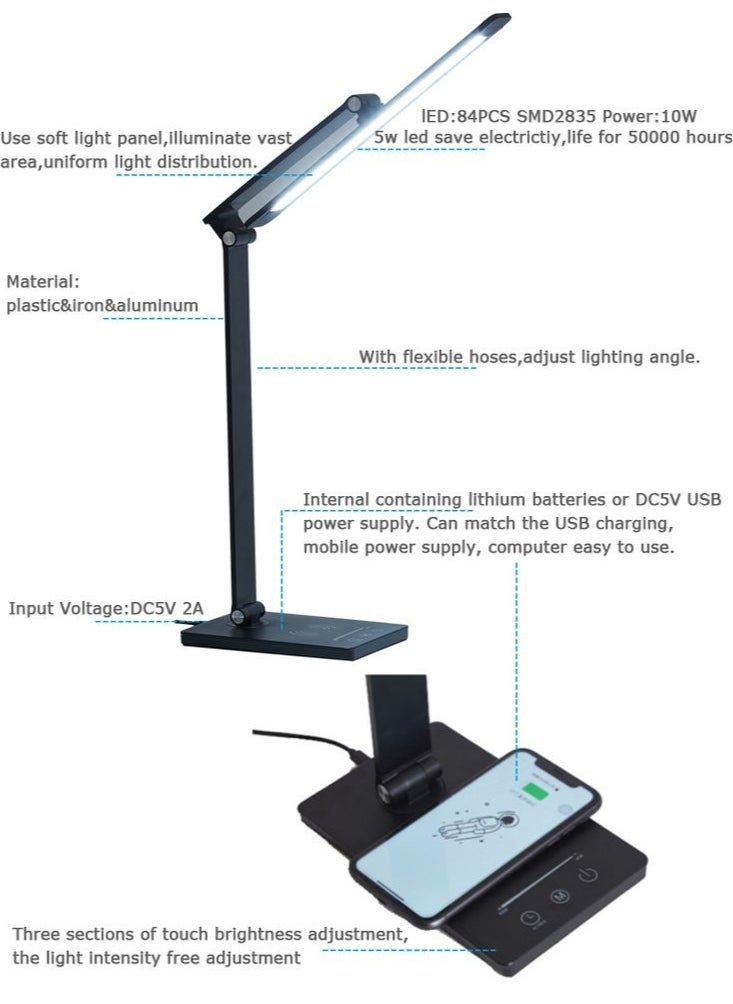 SUZBERRY - Desk lamp with wireless charging - Image 1