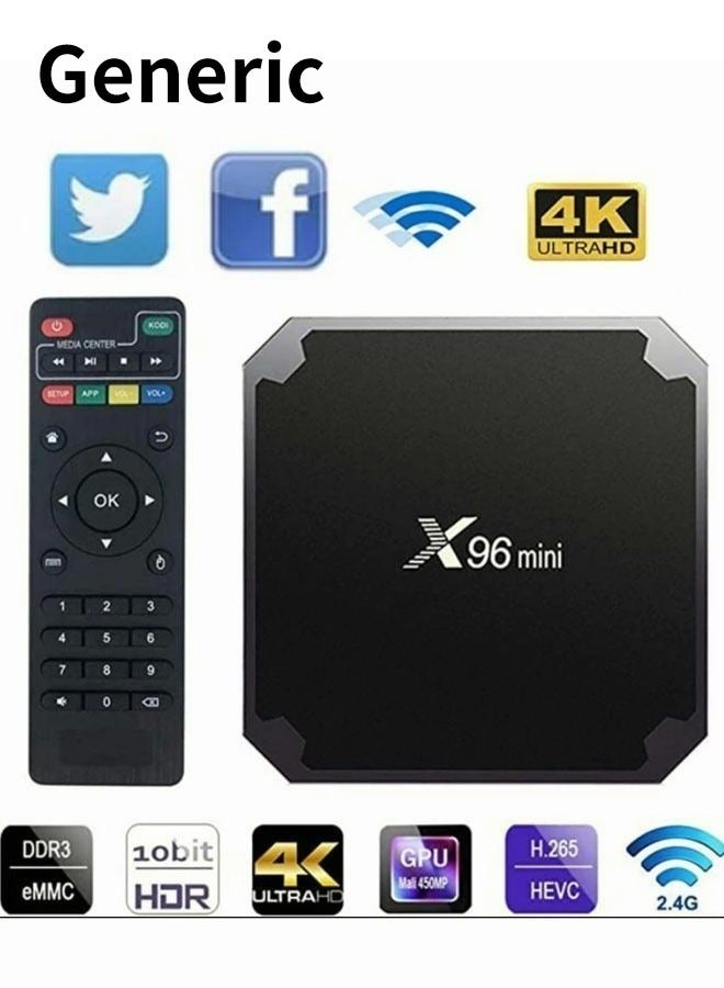 Generic Smart Android TV Set Top Box X96 Mini Black | Best Price UAE ...