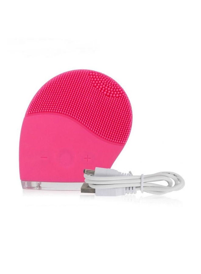 NIBEMINENT Electronic Facial Skin Cleansing Brush Pink - Image 2
