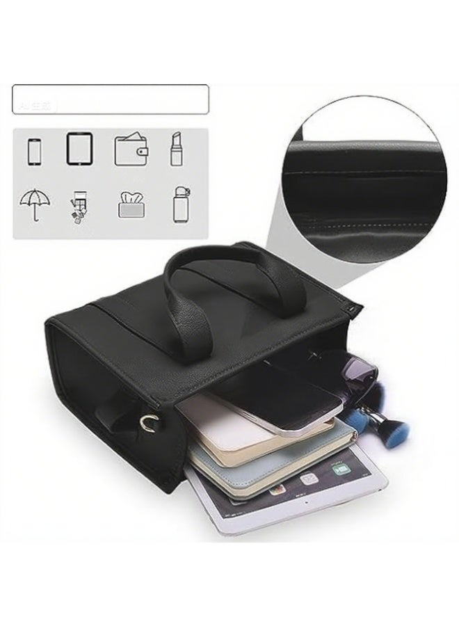 Tote Bag for Women, The Tote Bag, Trendy Personalized Oversized Large Pu Leather Tote Bag, Top Handle Shoulder Crossbody Bags, Waterproof and Anti Scratch, for Work, Office, Travel, Dating - Image 4