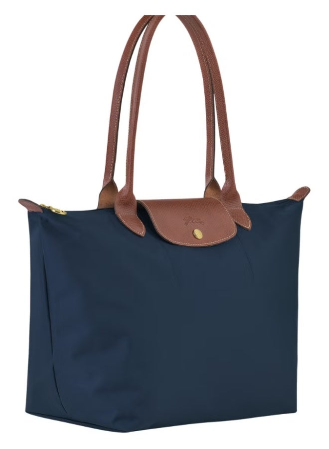 لونج شامب النساء متوسطة حقيبة Tote، حقيبة اليد، حقيبة الكتف البحرية الكلاسيكية الأسلوب - Image 3