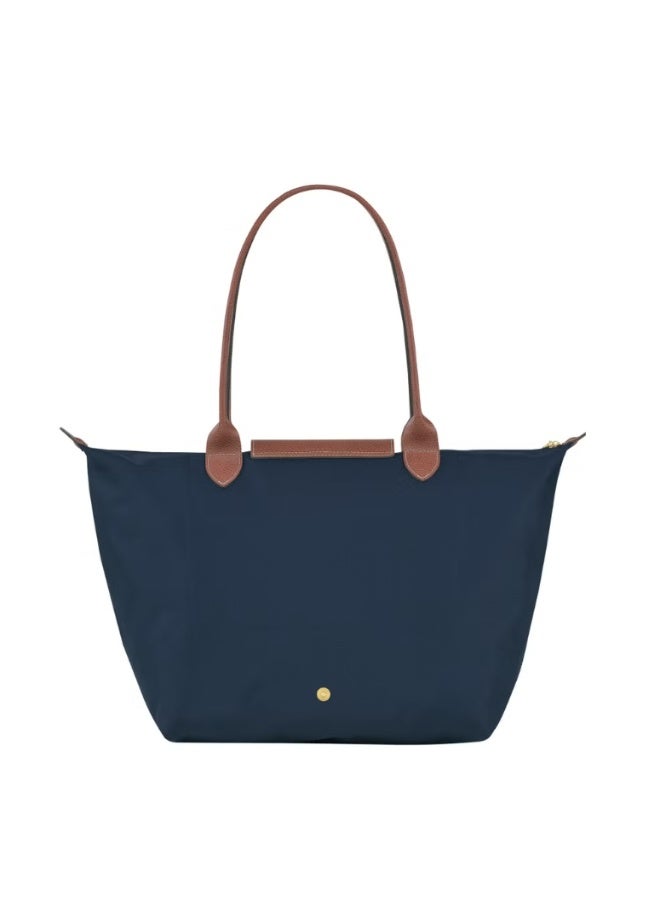 لونج شامب النساء متوسطة حقيبة Tote، حقيبة اليد، حقيبة الكتف البحرية الكلاسيكية الأسلوب - Image 4