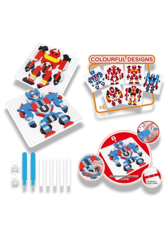 بازل مكعبات المتحولون (420+ قطعة - 6 في 1) - Image 3