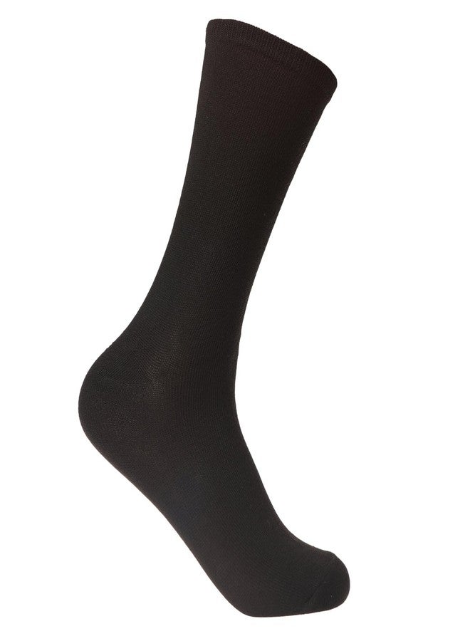 Steve Madden Women's 6 Pairs Crew Socks Casual, Athletic, Thick, Gym, Boot Socks for Women, Black - Image 2