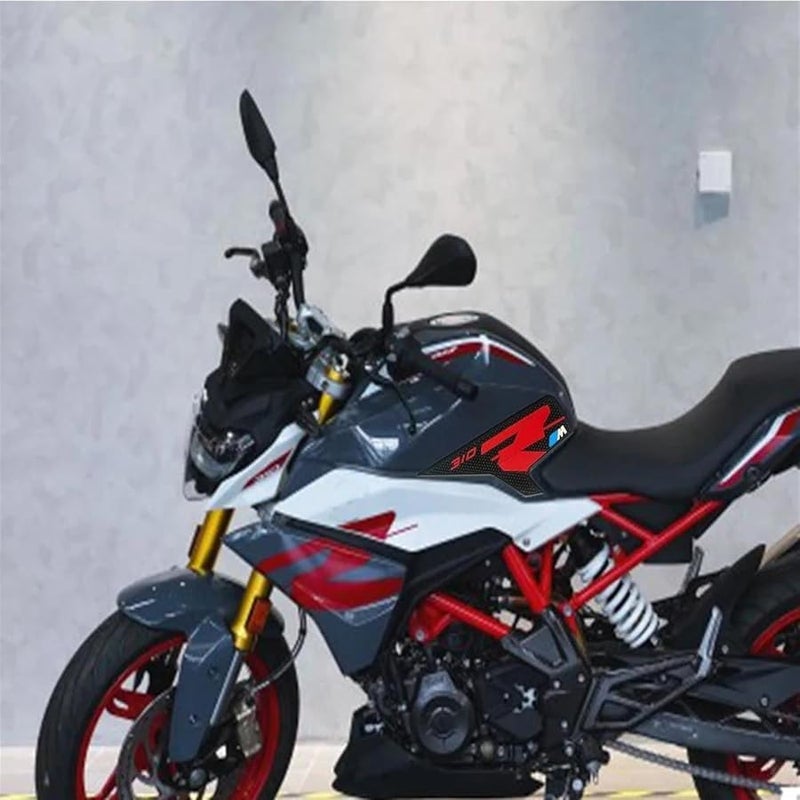 BMW G310R G310 2021 2024 Motorcycle Non Slip Side Tank Knee Pads Set Size I Anti Slip Fuel Tank Grip Protection Stickers - Image 3