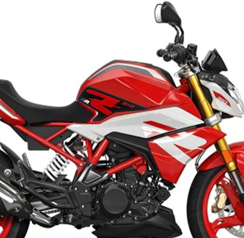 BMW G310R G310 2021 2024 Motorcycle Non Slip Side Tank Knee Pads Set Size I Anti Slip Fuel Tank Grip Protection Stickers - Image 4