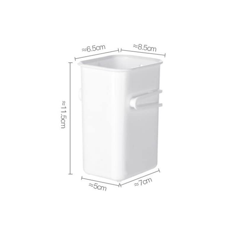 HOME CUBE 5 Pc Multi-Function Storage Box for Fridge, Multipurpose Container for Chopstickes,Utensils, Toothbrush, Stationary Holder, Toiletries Organizer Attachable &Detachable., ABS Plastic - Image 5