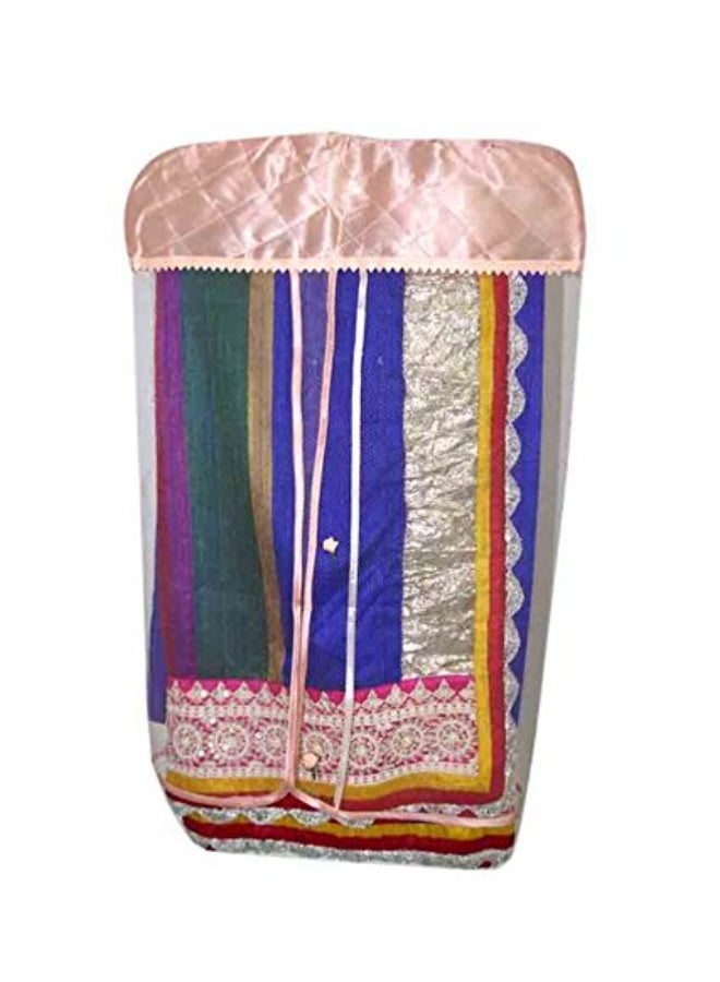 Atorakushon Peach Satin Hanging Saree Cover - Set Of 36 Pcs - Image 4