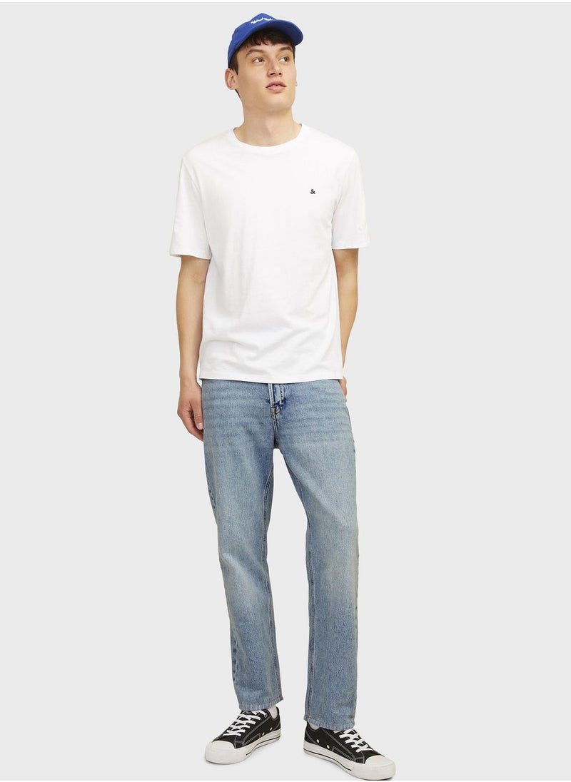 JACK & JONES Jjichris Jjorignial Stright Fit Light Wash Jeans  - Image 5