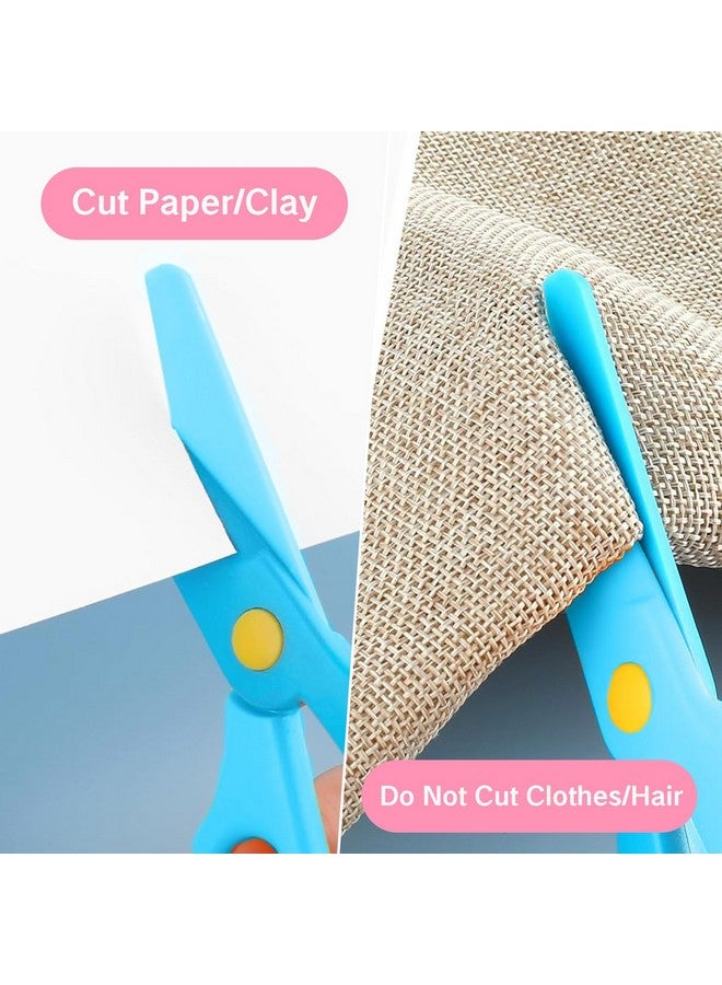 يافيجي مجموعة مقصات للأطفال الصغار مكونة من 3 قطع، مقصات بلاستيكية آمنة للأطفال الصغار للتدريب على القص الآمن، مقص للأطفال من سن 2 إلى 4 سنوات، مقص للأطفال، مقص آمن للأطفال لقص الحرف الورقية للأطفال بعمر سنة واحدة - Image 4