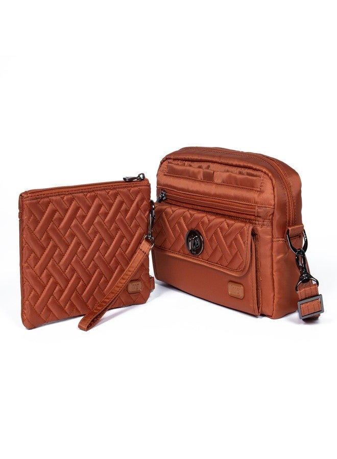 Lug WILDLIFE BLACK Switch Crossbody Bag & Peekaboo Pouch Set - Image 5