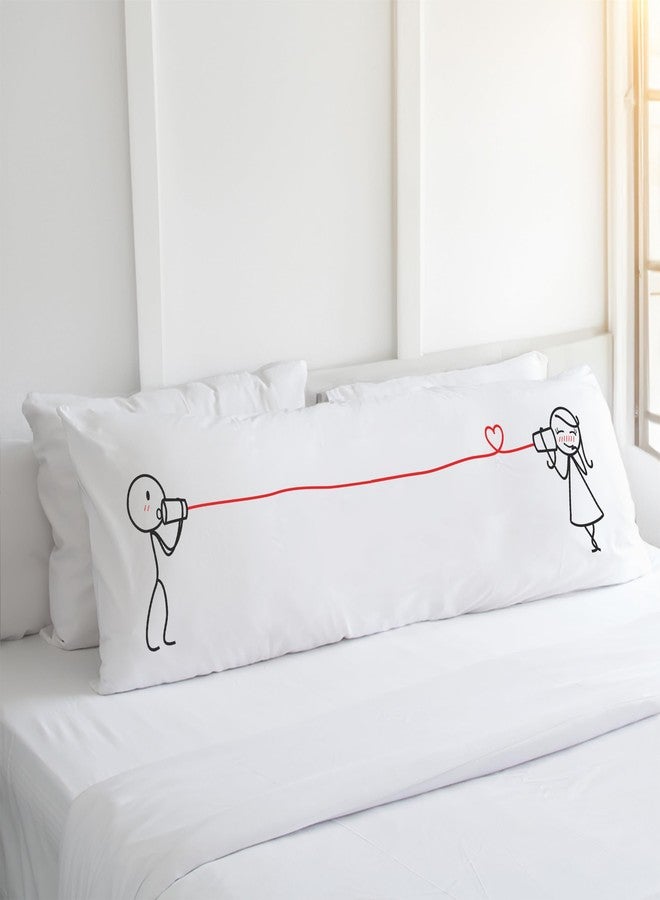 BoldLoft Say I Love You Body Pillowcase-Girlfriend Gift for Valentine's Day Anniversary Wedding Christmas Wife Gifts for Her Body Pillow Cover - Image 1