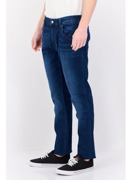CROSSHATCH Men Slim Fit Wash Stretchable Denim, Blue  - Image 2