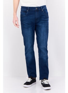 CROSSHATCH Men Slim Fit Wash Stretchable Denim, Blue  - Image 1
