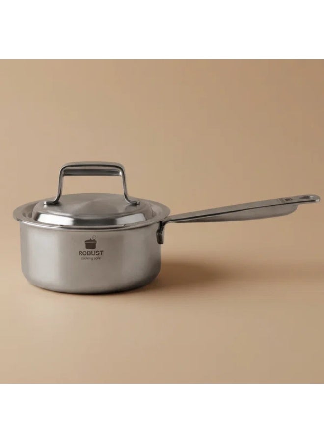 ROBUST Stainless Steel Casserole, 18 cm - Silver - Image 1