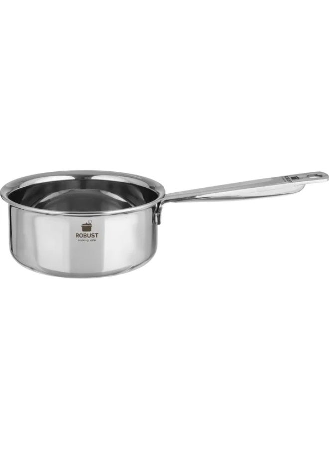 ROBUST Stainless Steel Casserole, 18 cm - Silver - Image 4