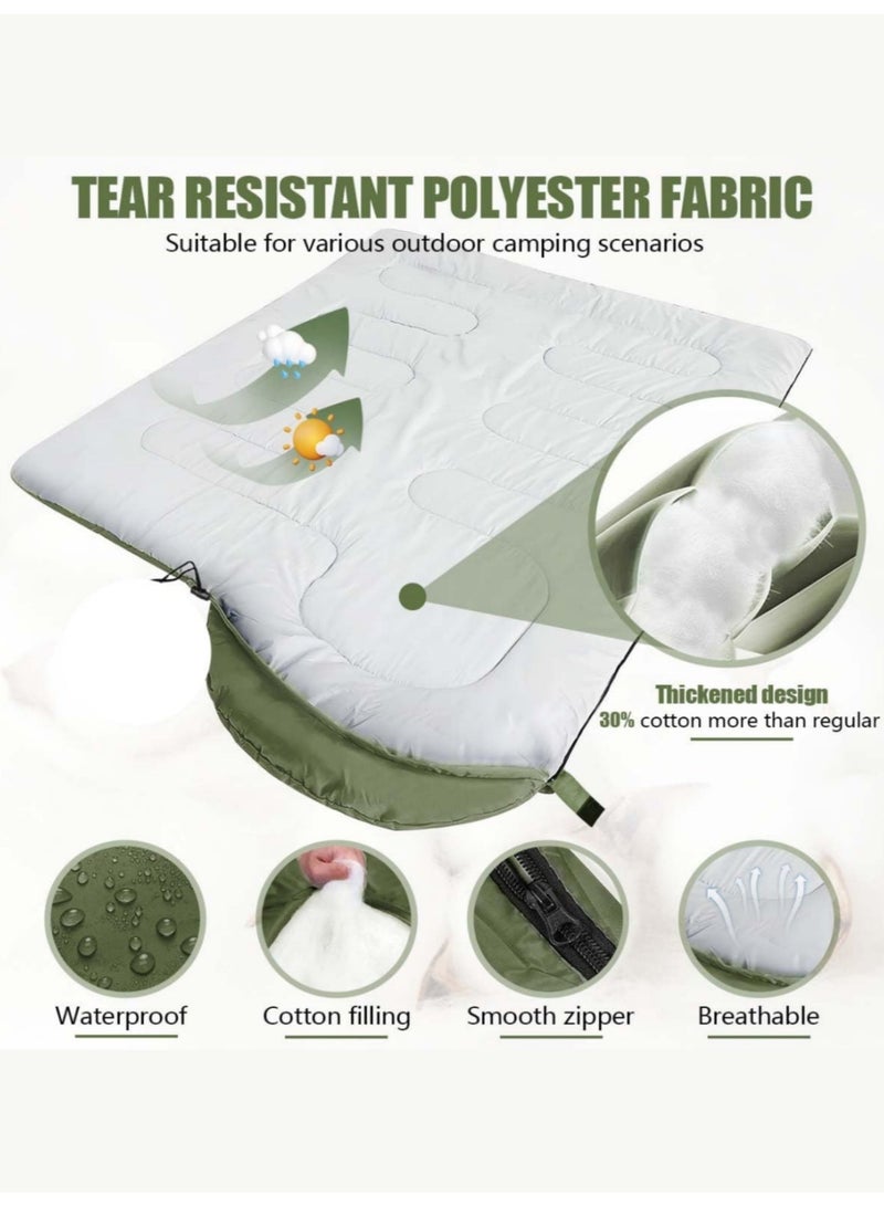 Portable waterproof sleeping bag, lightweight camping sleeping bag, 210cm*75cm, all-season sleeping bag, suitable for both warm and cold weather, comes with a storage bag, can be used indoors and outdoors, microfiber filling, suitable for children, teenagers and adults, suitable for backpacking/hiking/camping/mountaineering. - Image 5
