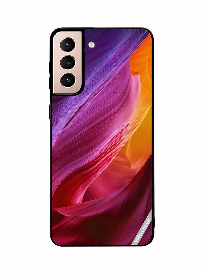 VR CREATIVE Protective Case Cover For Samsung Galaxy S21 Plus 5G Layers Design Multicolour - Image 1