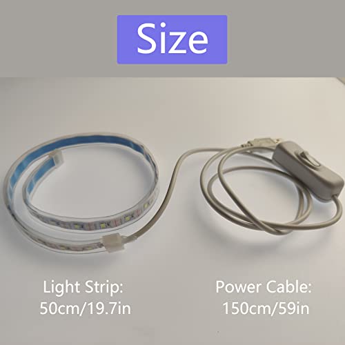 Cheerock Saxophone Leak Light, Flute Leak Detection Led Light, Sax Repair Light with 50 cm Light Strip Wind and Woodwind Accessories - Image 3