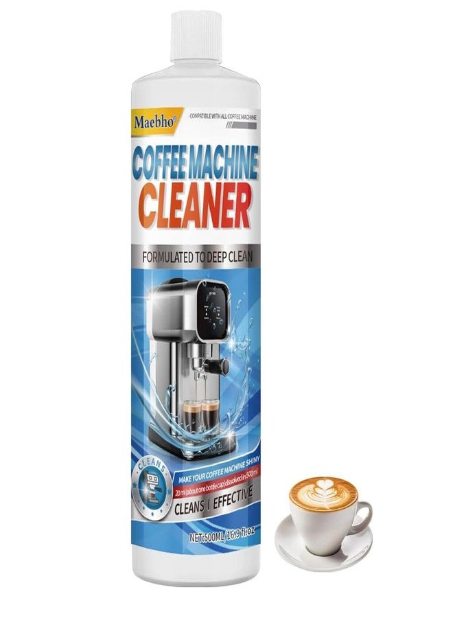 Maebho Espresso Coffee Machine Descaling Solution 16.9 oz – Universal Descaler Cleaner Compatible with Keurig,Nespresso,Breville,Delonghi, Ninja - Coffee Maker Cleaning Solution - Image 1