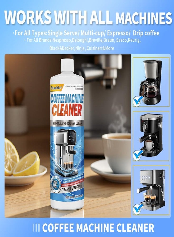 Maebho Espresso Coffee Machine Descaling Solution 16.9 oz – Universal Descaler Cleaner Compatible with Keurig,Nespresso,Breville,Delonghi, Ninja - Coffee Maker Cleaning Solution - Image 5