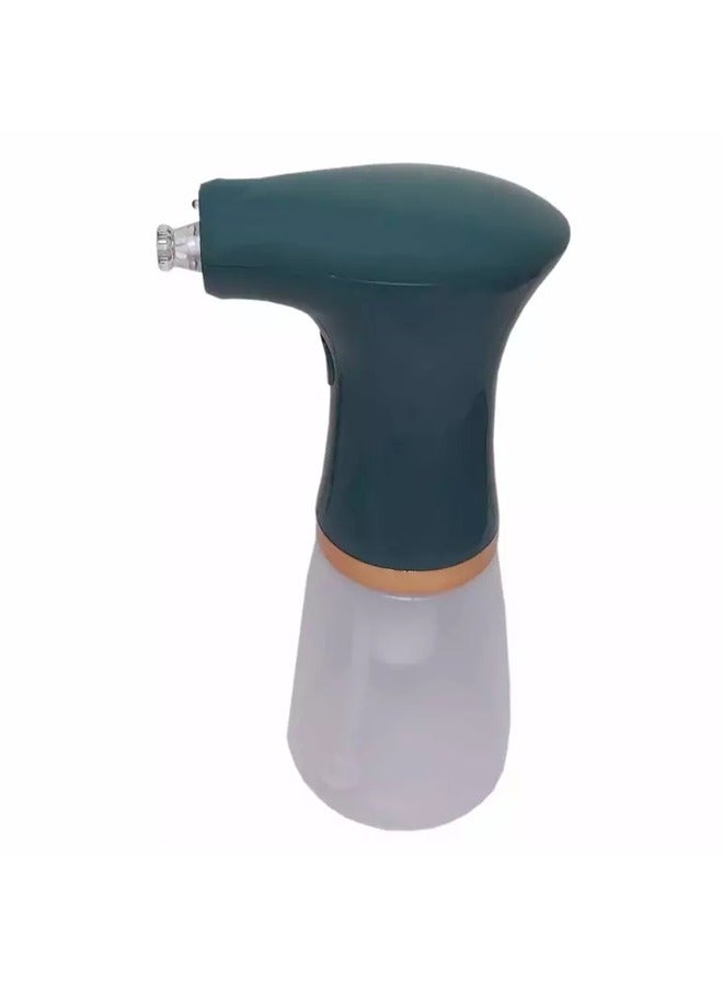 Electric Oil Sprayer for Cooking 240 ml Olive Oil Mister Fine Spray Automatic Oil Sprayer Dispensing Bottle Suitable for Air Fryer Salad Kitchen Baking Frying Grilling BBQ (Transparent Glass Body, Green) - Image 4