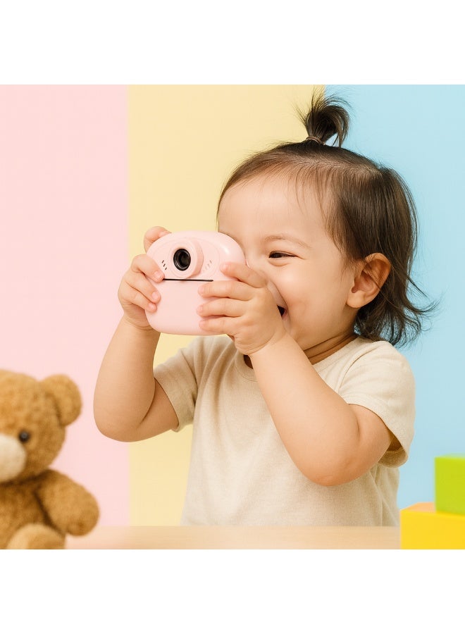 Generic Instant Digital Camera for Kids - High-Quality Video and Photo Capture - Rechargeable Lithium Polymer Battery - Expandable Memory - Safe and Fun Design for Recording Childhood Memories - Pink - Image 5