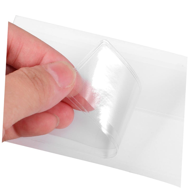 Self Adhesive Document Label Sleeves 20 Pieces For Organizing File Tabs Office Stationery - Image 5