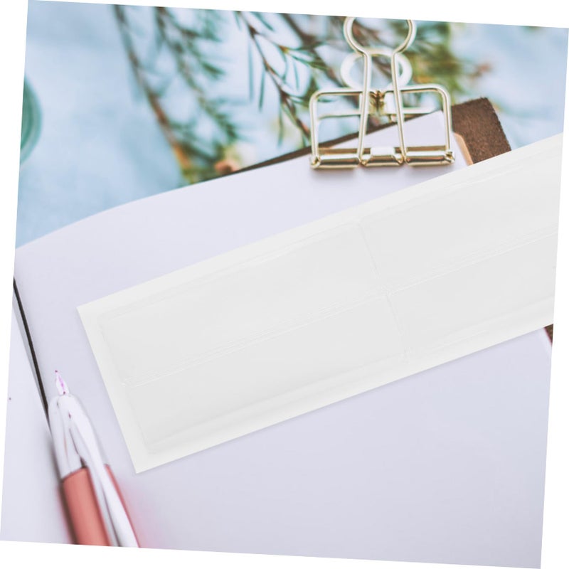 Self Adhesive Document Label Sleeves 20 Pieces For Organizing File Tabs Office Stationery - Image 4