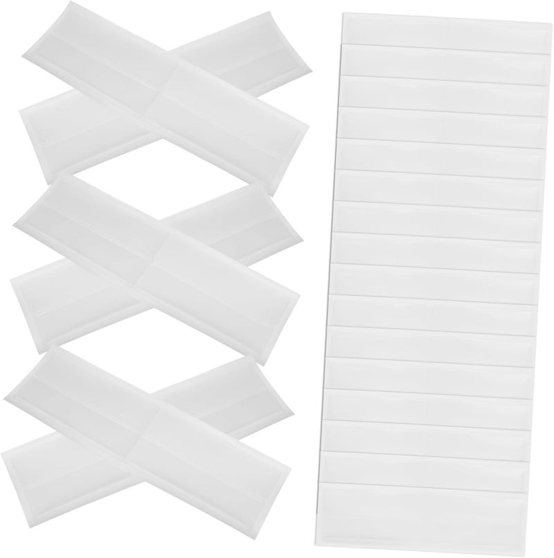 Self Adhesive Document Label Sleeves 20 Pieces For Organizing File Tabs Office Stationery - Image 1