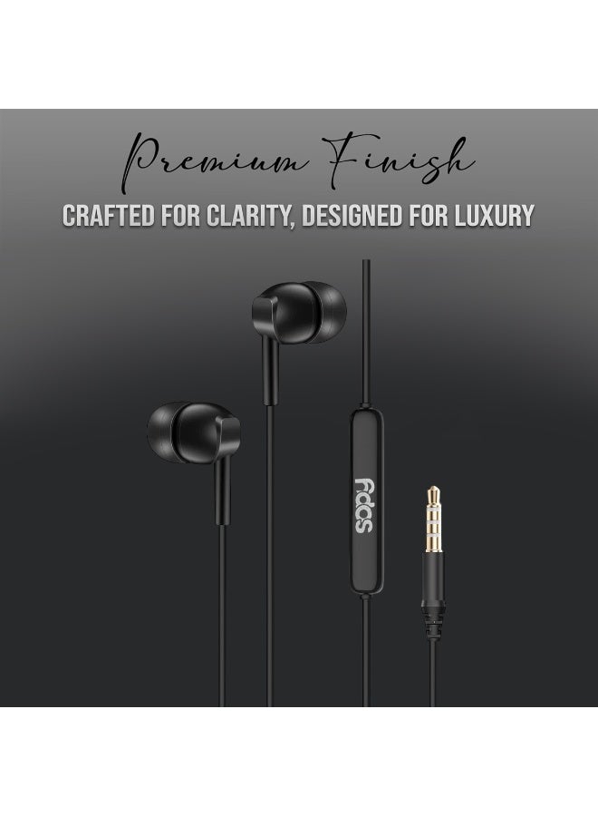 Sopy SP-301 Wired Earphones: Immerse Yourself in High-Fidelity Audio with 10mm Deep Bass Drivers, Ergonomic Semi-In-Ear Comfort, and a Clear HD Microphone for Professionals and Students Alike - Image 3