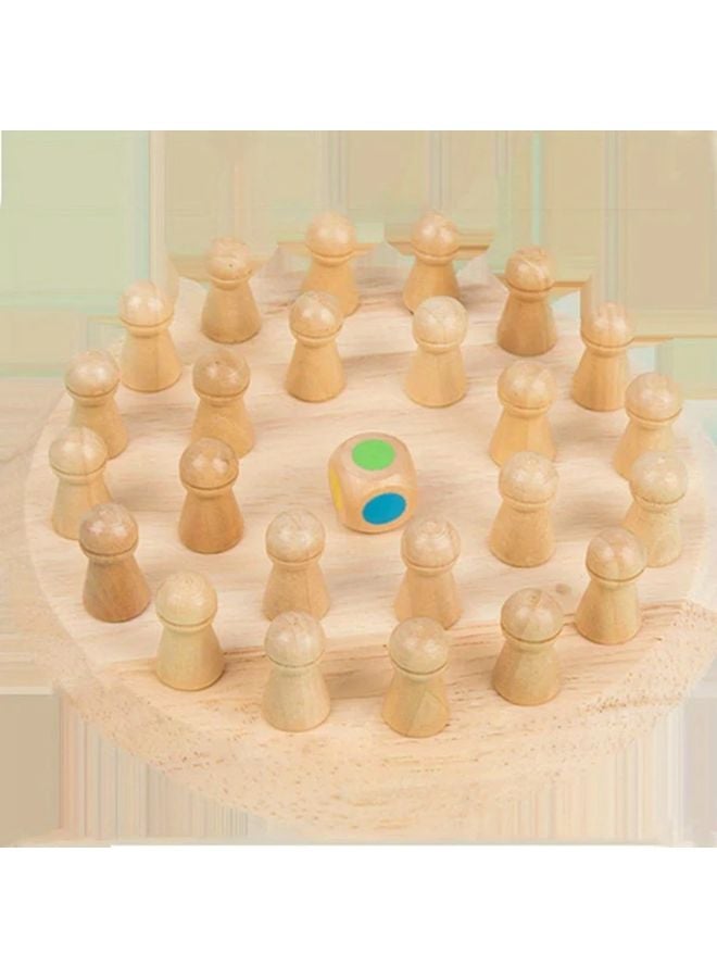 Wooden Memory Chess Game Educational Color Cognitive Ability Toy Chess Model - Image 5