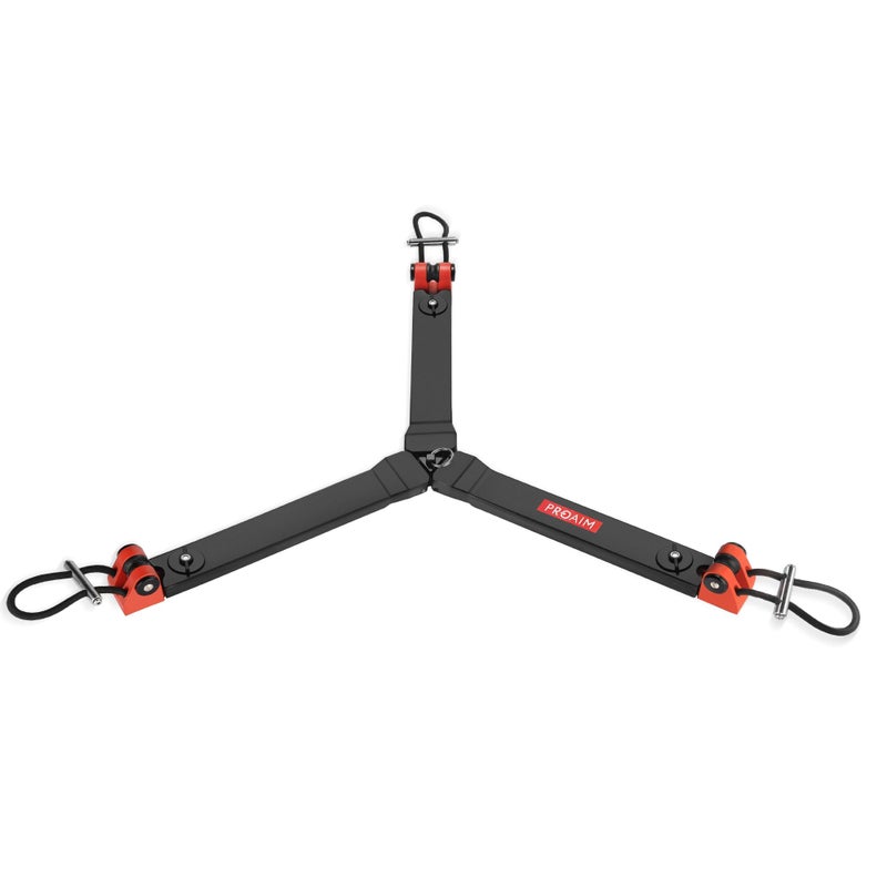 PROAIM Heavy-Duty Ground Spreader V1 for Twin Spiked Feet Camera Tripods. 13.8 to 22.8" Adjustable Radius. Payload up to 90kg/209lb(P-RBSP-V1) - Image 1