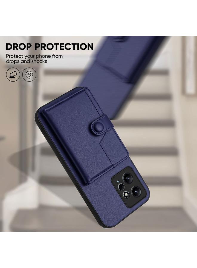 S-TOP Case For Redmi Note 12 4G Global Button Card Bag RFID Anti-theft Phone Case - Image 4