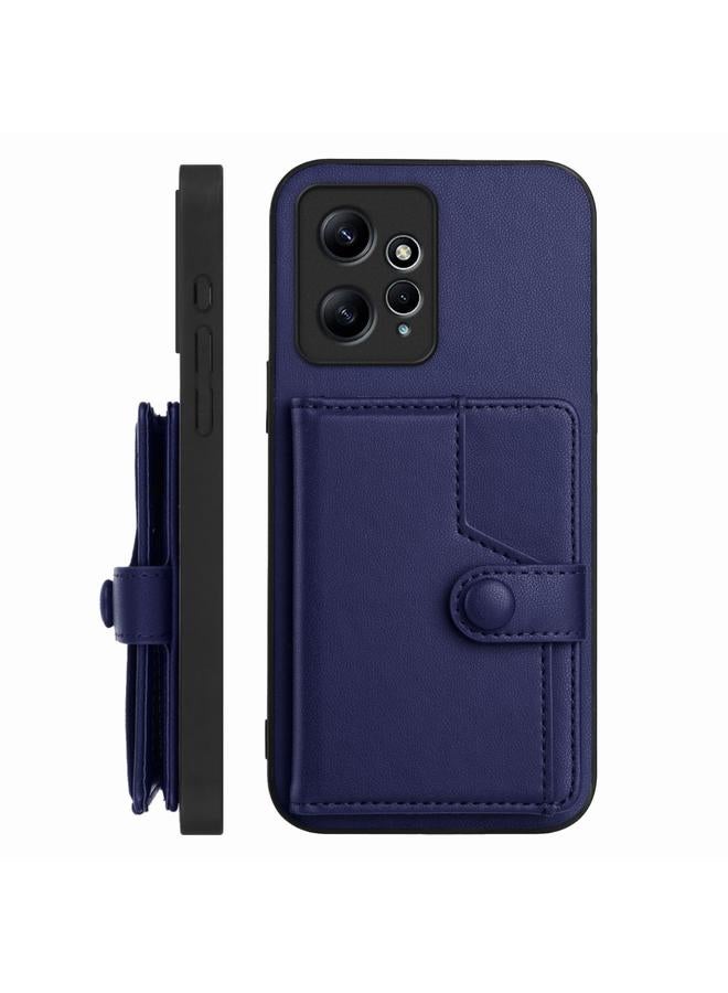 S-TOP Case For Redmi Note 12 4G Global Button Card Bag RFID Anti-theft Phone Case - Image 2