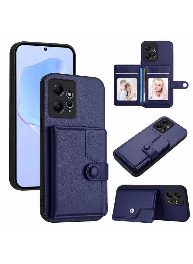 S-TOP Case For Redmi Note 12 4G Global Button Card Bag RFID Anti-theft Phone Case - Image 1