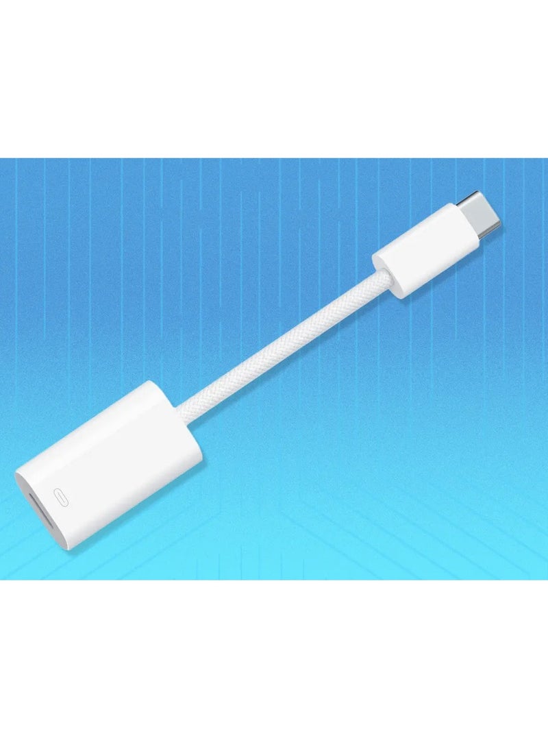 أيون وصلة تحويل من ايفون لتايب سي وصلة محول كابل Lightning إلى منفذ USB لمقبس  ايفون كابل تايب سي  محول خارجي يدعم جهاز الايفون والاندرويدمخرج سماعة وشاحن ثنائي بمنفذ تايب سي محول للجلكسي جهاز مخرج سماعه قطعه شاحن  مخرج تايب سي محول تايب سي محول للايفون محول لسماعه محول شاحن قطعه خارجيه للايفون  قطعه خارجيه للجلكسي  - Image 3