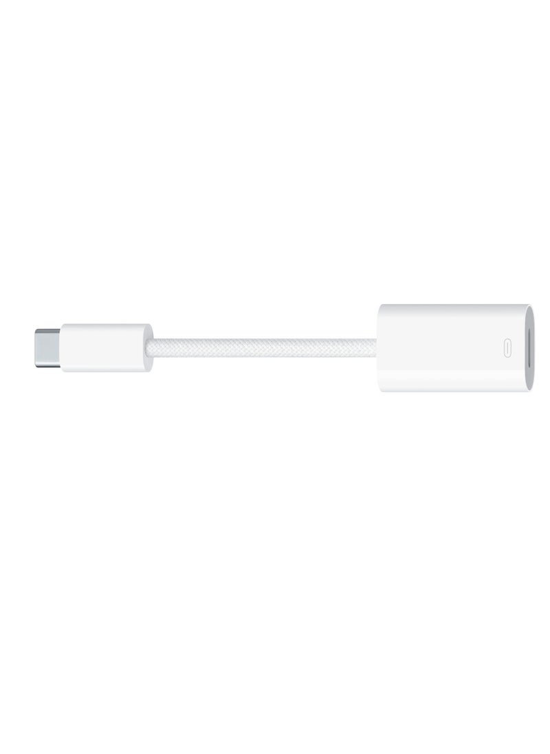 أيون وصلة تحويل من ايفون لتايب سي وصلة محول كابل Lightning إلى منفذ USB لمقبس  ايفون كابل تايب سي  محول خارجي يدعم جهاز الايفون والاندرويدمخرج سماعة وشاحن ثنائي بمنفذ تايب سي محول للجلكسي جهاز مخرج سماعه قطعه شاحن  مخرج تايب سي محول تايب سي محول للايفون محول لسماعه محول شاحن قطعه خارجيه للايفون  قطعه خارجيه للجلكسي  - Image 4