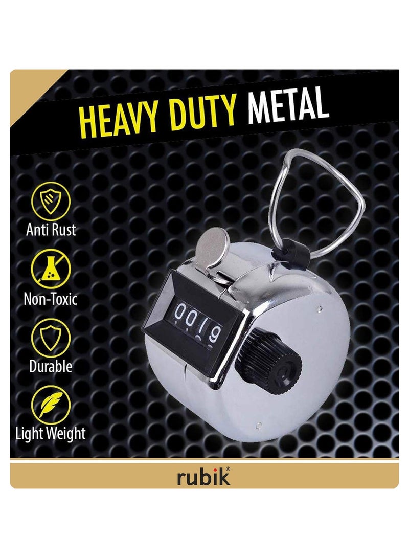 Bukela Handheld Mechanical Clicker, Silver, Pack of Tw  - Image 4