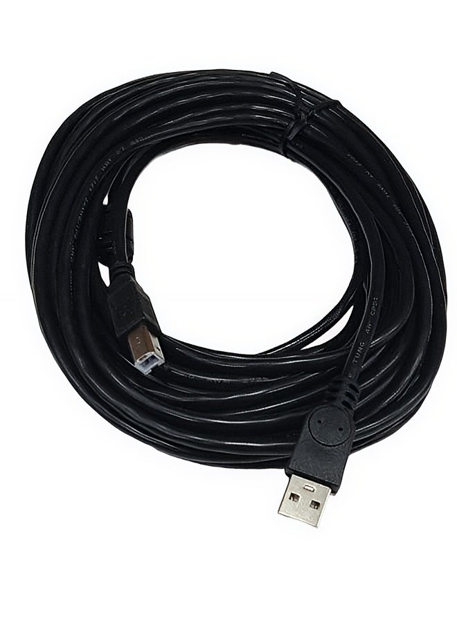 Taimi Printer Cable USB-A to USB-B For Connecting Computer to Printer 10 Meters - Black  - Image 3
