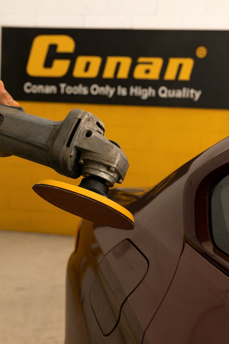 كونان قاعدة بلاستيكية مع فلكرو 7 بوصة لتلميع وصنفرة الأسطح – Conan COPF1808 - Image 4
