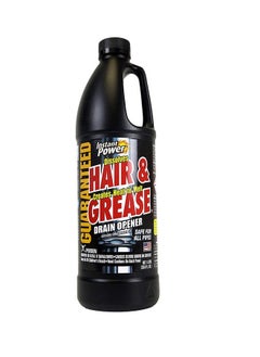 Instant Power Instant Power Hair and Grease Drain Opener, 1 l, Liquid, 2 Pack 