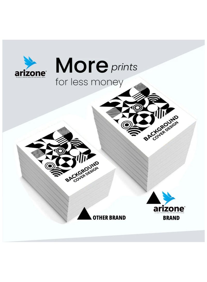 arizone Toner Cartridge 85A CE285A Suitable for HP LaserJet Pro M1132 M1210 M1212nf M1214nfh M1217nfw P1100 P1102 P1109w P1005 P1006 P1102W Black - Image 3